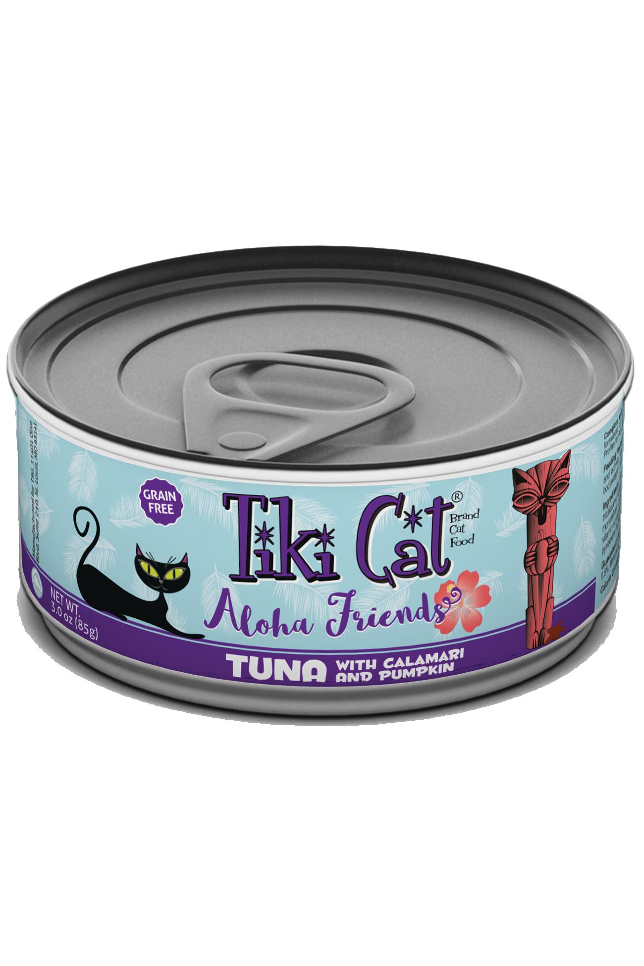 Tiki Cat Aloha Friends Tuna With Calamari & Pumpkin Canned Cat Food